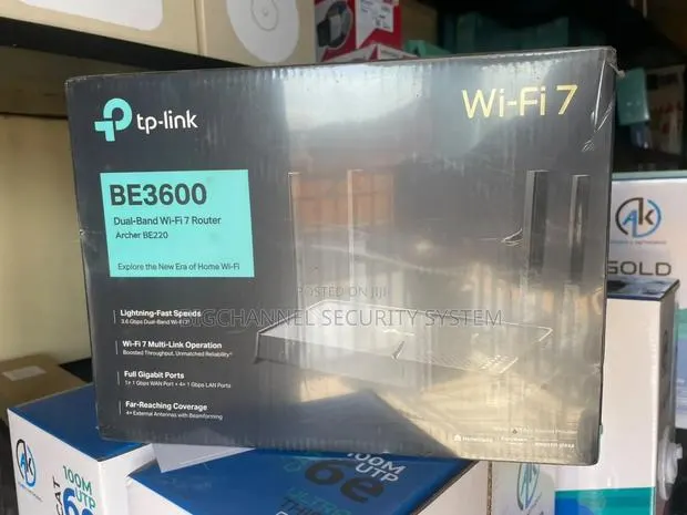 TP-Link Be3600 Dual-Band Wi-Fi 7 Router · Photo 1