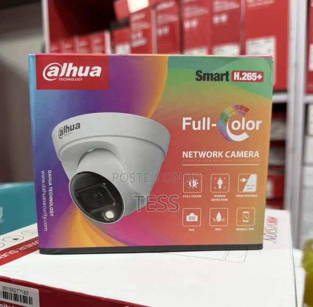 Dahua 2mp Ip Camera Full Color Audio Dome Dh-Ipc-Hdw1239t1 -a -Led · Photo 1