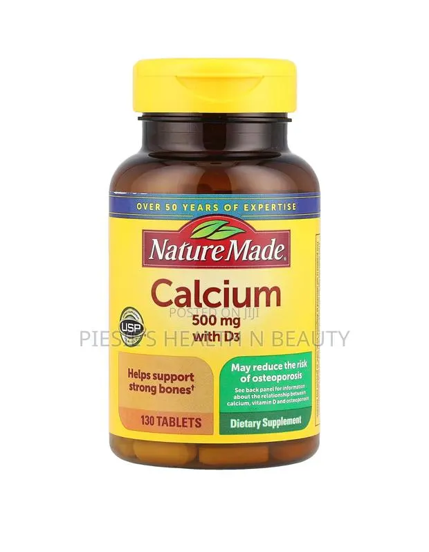 Nature Made Calcium 500 Mg With Vitamin D3, 130 Tablets · Photo 1