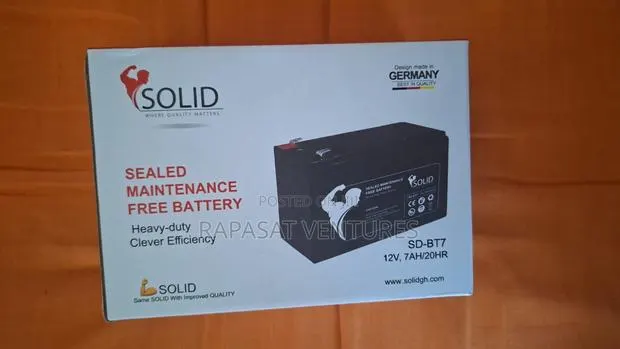 Solid Ups Battery 12v*7ah · Photo 1