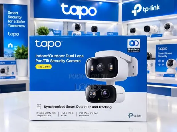 Tapo WiFi Camera Dual Lens C246D 2k 3MP TP-Link Indoor and Outdoor Use · Photo 1