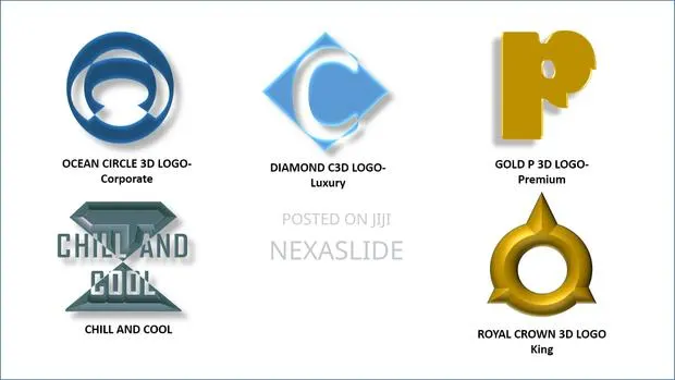 5 in 1 Luxury 3d Logos for Sale · Photo 1