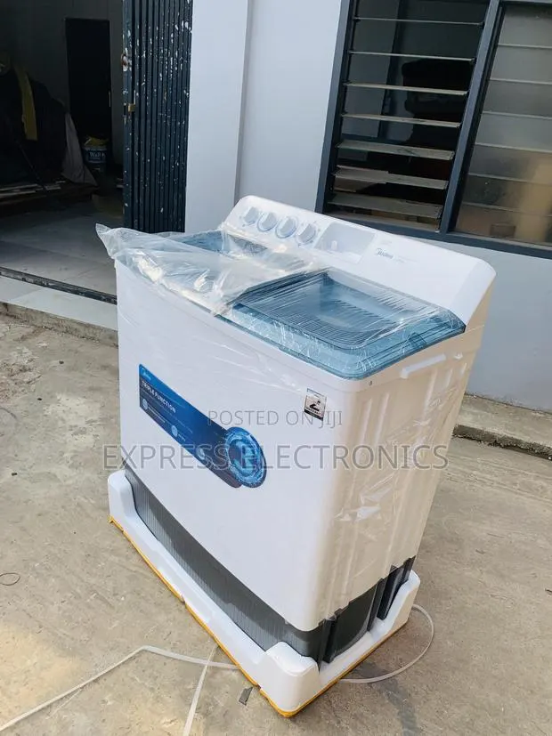 18Kg Semi Automatic Twintub Washing Machine White · Photo 1