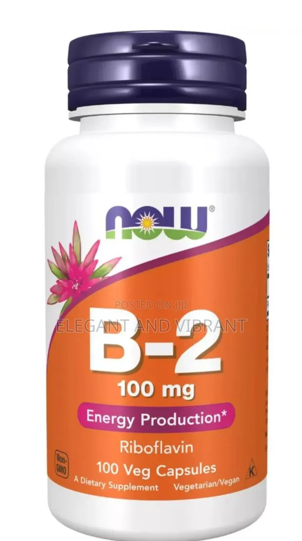 Vitamin B-2(Riboflavin)100mg ,Energy Metabolism Support · Photo 1