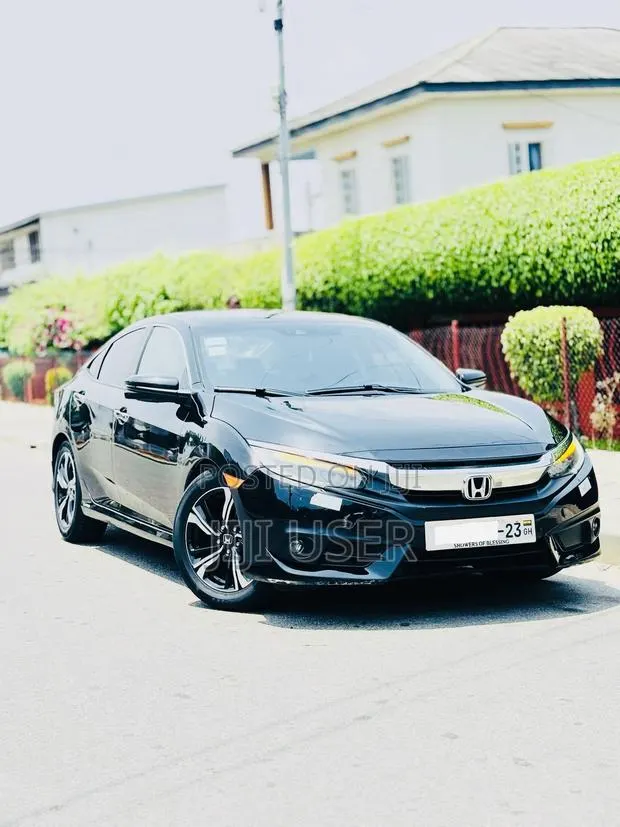 Honda Civic Touring 4dr Sedan (1.5L 4cyl) 2017 Black · Photo 1