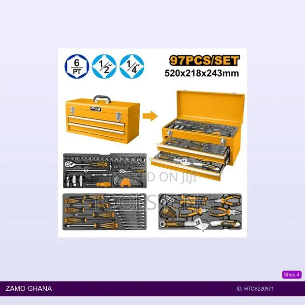 97pcs Tool Chest Set - Htcs220971 · Photo 1