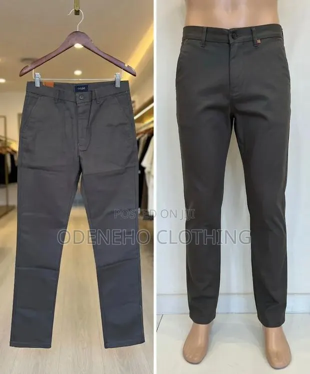 Trendy Khaki Trousers, Clean and Durable · Photo 1