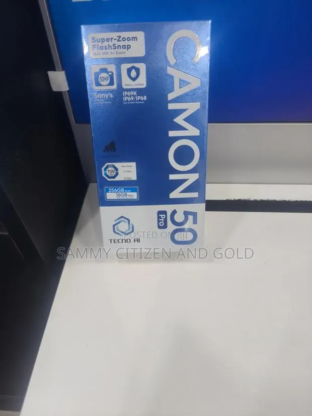 New Tecno Camon 50 Pro 256 GB · Photo 1