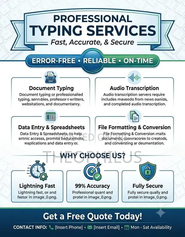 Typing Service · Photo 1