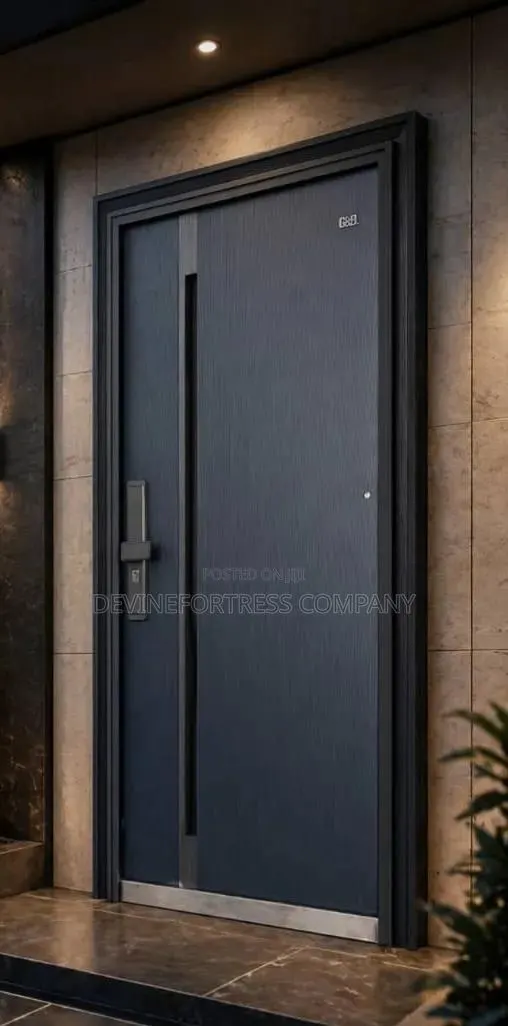 High Quality Anti Rust Gray GNB Security Doors Single · Photo 1