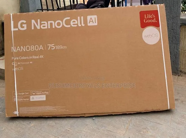 LG 75-Inch NANO80A Series: Pure Colors, AI Sound Pro Magic Remote · Photo 1