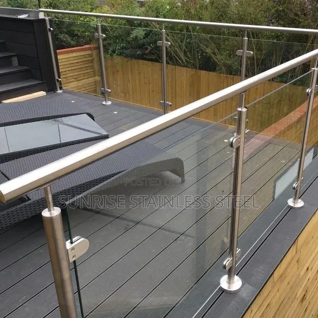 Sunrise Stainless Plain Glass Balcony · Photo 1