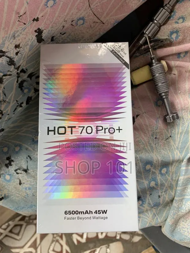New Infinix Hot 70 Pro 5G+ 256 GB Gray · Photo 1