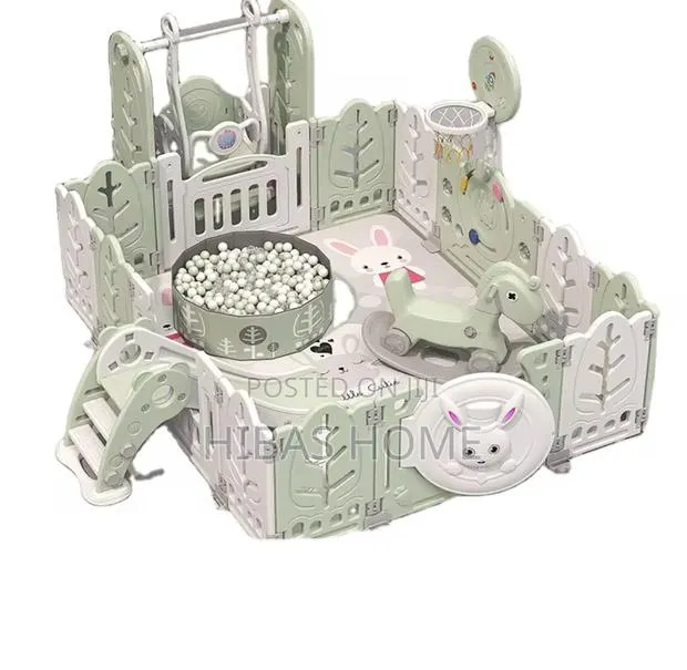 6in1 Play Pen,Basket Ball,Rocking Horse,Swing,Slide,Ball Pit · Photo 1