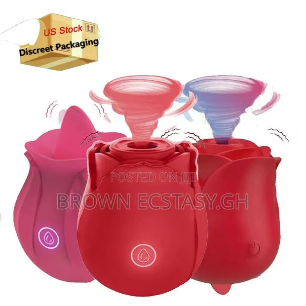 Womens Rose Suction Vibrator · Photo 1
