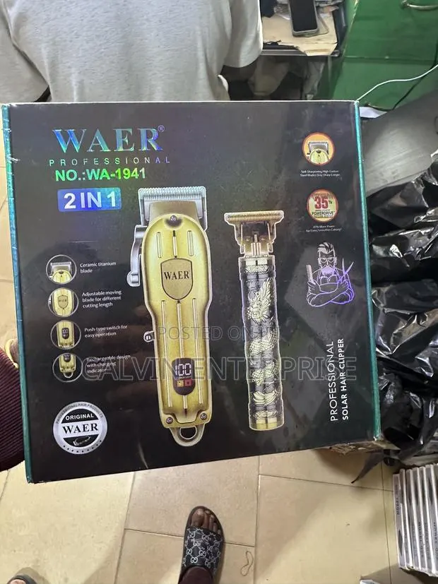 Professional Solar Hair Clipper 2 in 1 · Photo 1