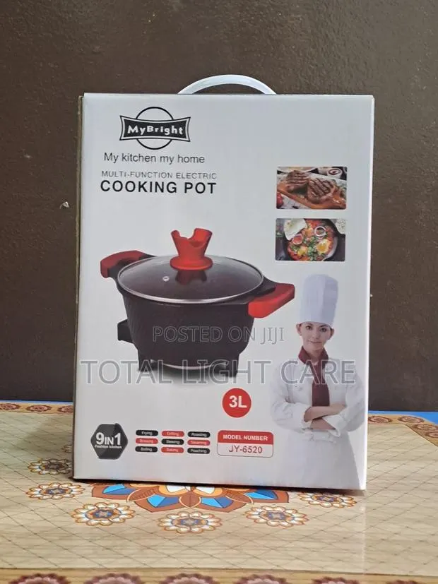 3 Litres Multi-Function Cooking Pot 9 in 1 · Photo 1