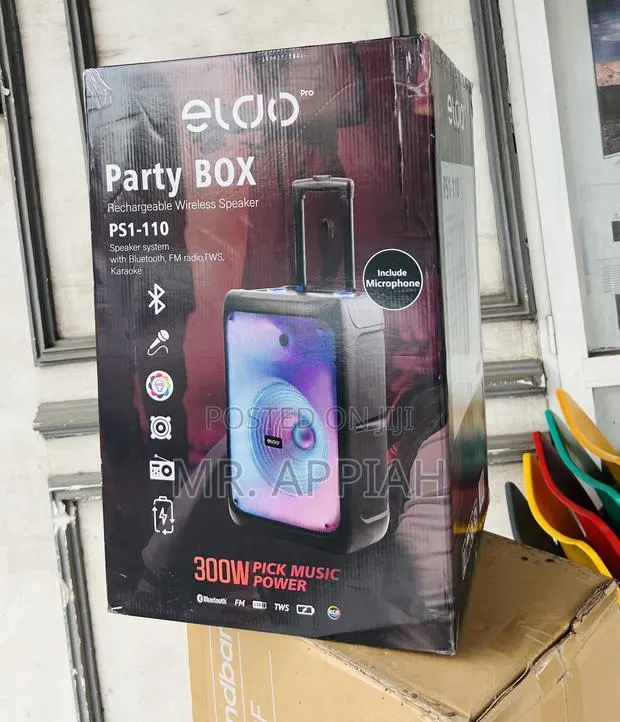 Purchase Quality Eldo 300watt Bluetooth Speaker(Black)12 Inches · Photo 1