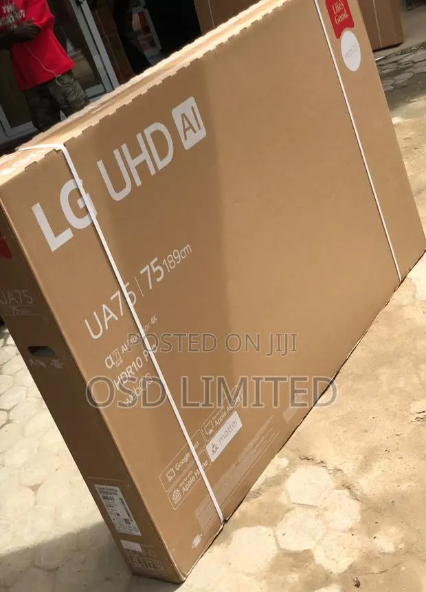 Sleek Design, Epic Scale: The LG 75" UHD Smart TV for Every Home. · Photo 1