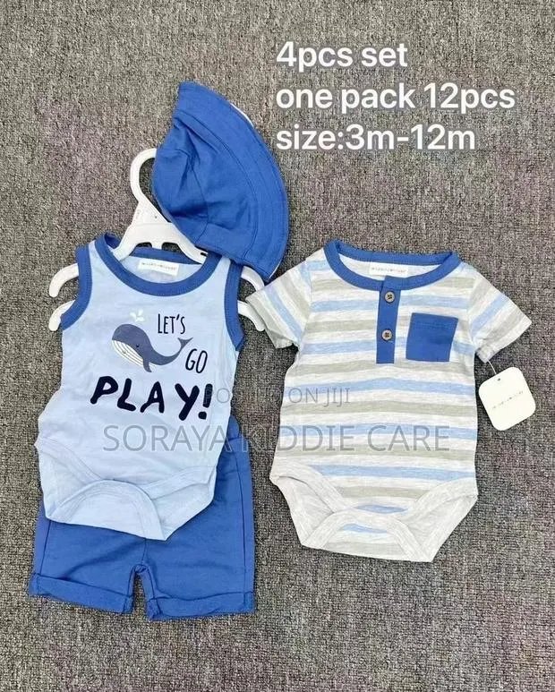 Baby Boys 4 Piece Dress Set · Photo 1