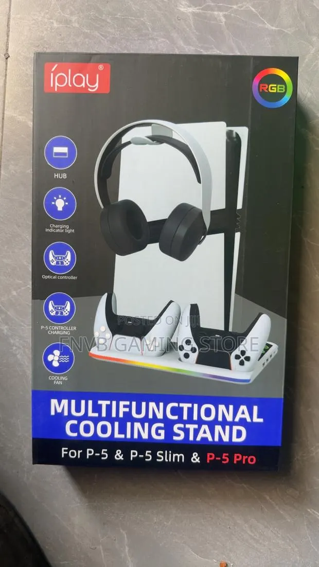 PS5 Multifunctional Cooling Stand RGB · Photo 1