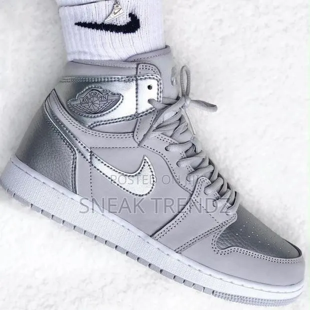 Air Jordan Retro 1 Silver Grey · Photo 1