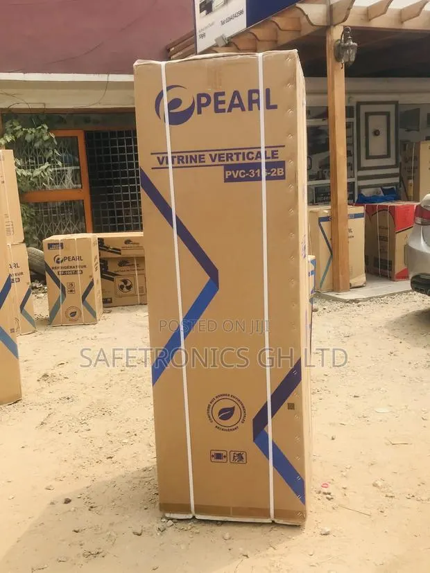 Display Electric PVC-316-2b Glass Pearl Singledoor Fridge · Photo 1