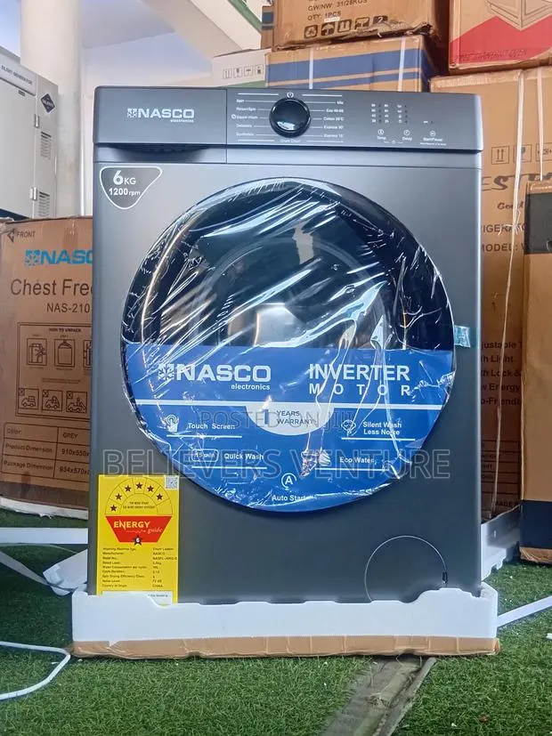 Nasco 6kg Front Loader Washing Machine With Led Display · Photo 1