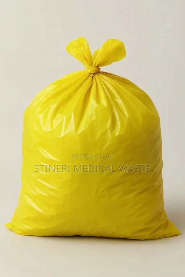 60l Medical Waste Yellow Bin Liners · Photo 1