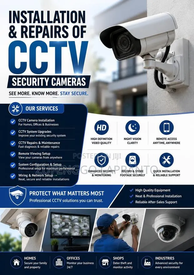 Installations and Repairs of CCTV Cameras and Security Lights · Photo 1