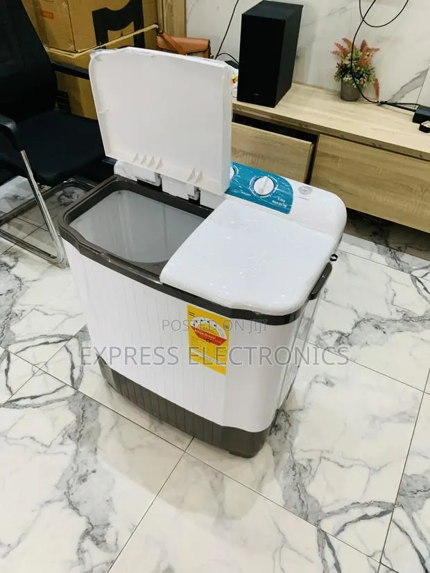 Text Us for Nasco NASTT-B50FL 5kg Twin Tub Washing Machine - White · Photo 1