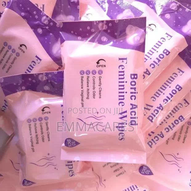 Boric Acid Feminine Wipe. Control Odor and Balance Ph · Photo 1