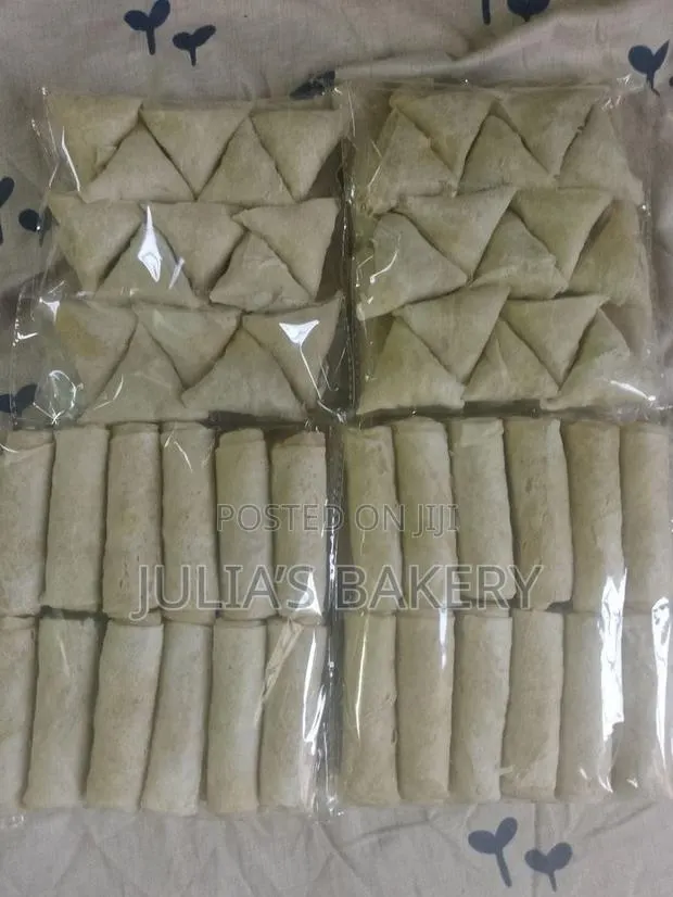 Spring Rolls and Samosa · Photo 1