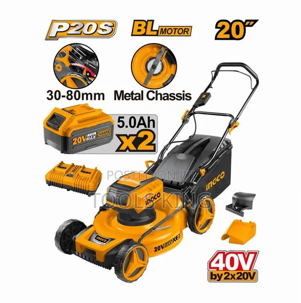 Lithiumion Lawn Mower 40v With 2 Batteries - Lmli20202 · Photo 1