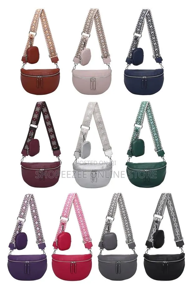 Women and Girls Double Zip Crossbody Bags With Mini Purse · Photo 2