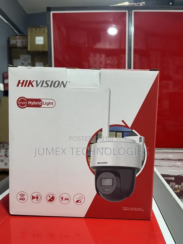 Hikvision 4g Sim Pt Smart Hybrid Light Canera Ds-2de2c400mwg-4g · Photo 1