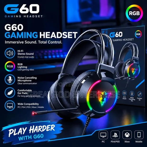 G60 Gaming Headset · Photo 1
