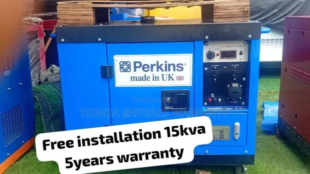 Perkins 15kva Canopy Diesel Generator – Quiet and Efficient 15kva · Photo 1