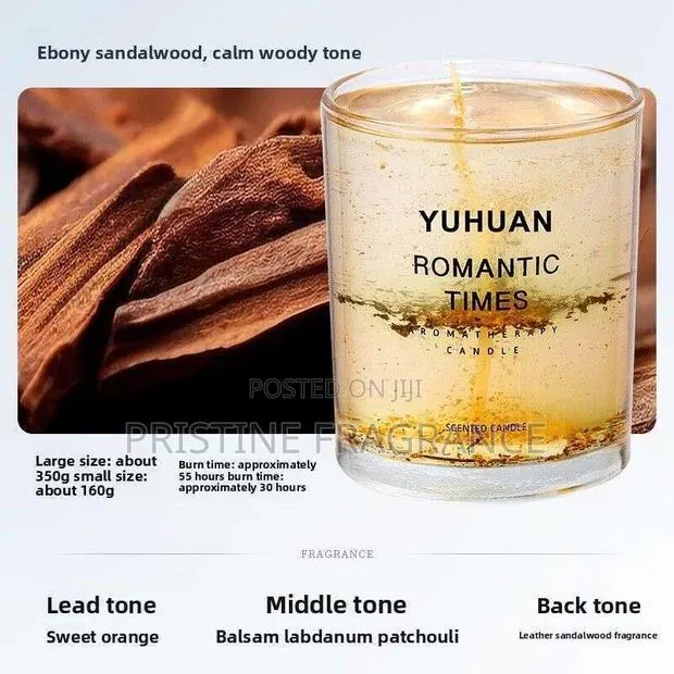 Ebony Sandalwood Aromatherapy Gel Candle · Photo 1