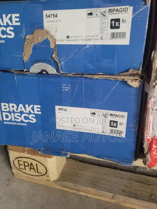 Iveco Daily 2 3 Pagid 54754 Front Brake Disc · Photo 1