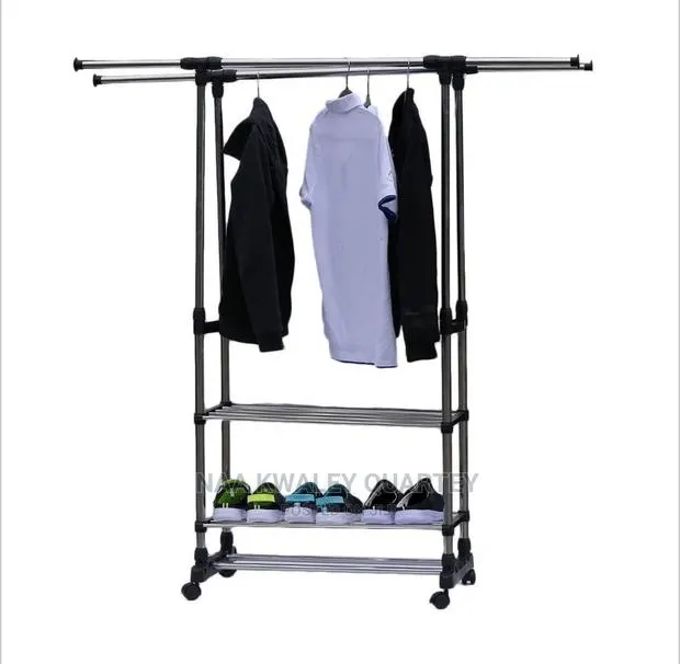 Double Pole Clothes Rack · Photo 1