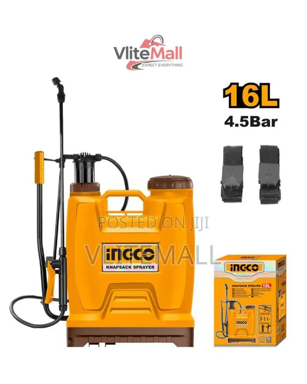 Ingco Knapsack Sprayer 16l Hspp41602 · Photo 1
