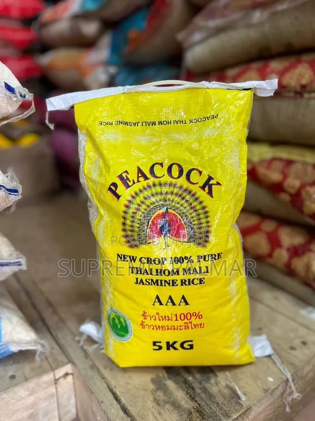 Peacock Thai Hom Mali Jasmine Rice– 5kg AAA · Photo 1