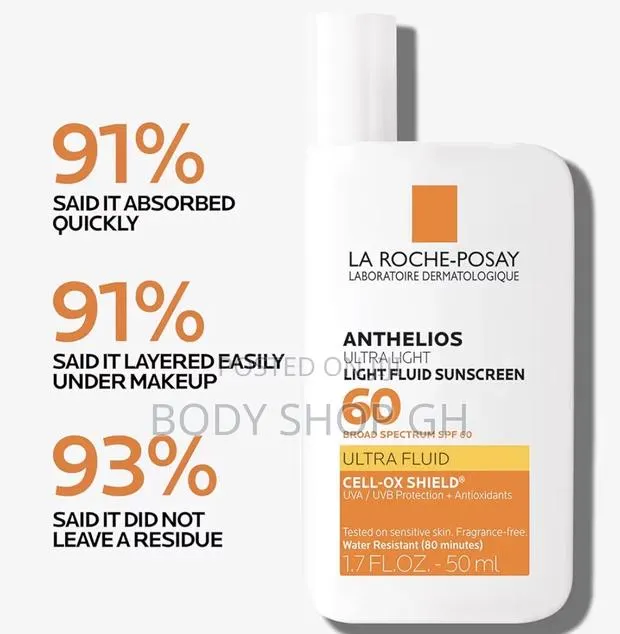 Anthelios Light Fluid Facial Sunscreen SPF 60, Lightweight Sunscreen · Photo 1