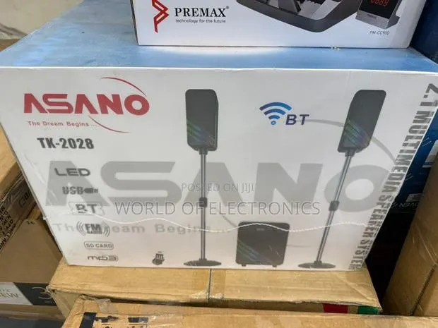 Quality Sound 2.1 Channel Home Theater Bluetooth Asano Tk2028 · Photo 1