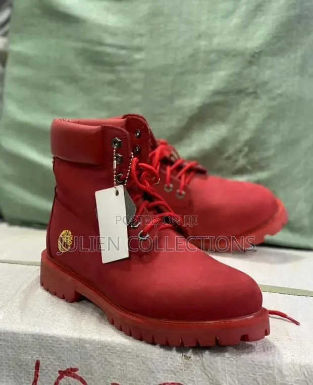 Timberland Boots Red Colour · Photo 1