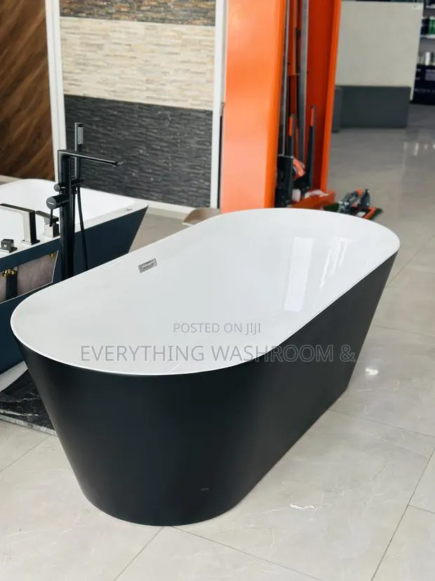 Free Standing Bathtub_black Bathtub_jacuzzi Bath With Standing Shower · Photo 4