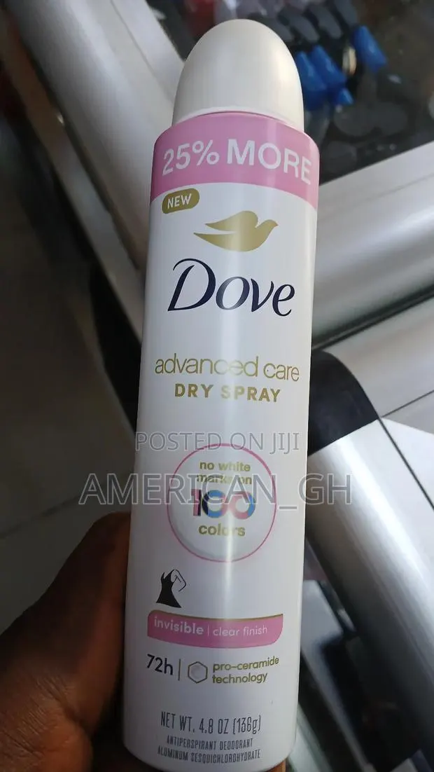 Dove Advanced Care Dry Deodorant Spray · Photo 1