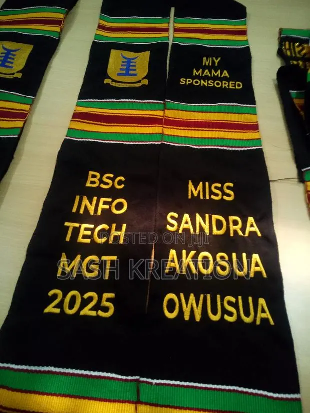 Kente Tradition Multicolor Sash · Photo 1