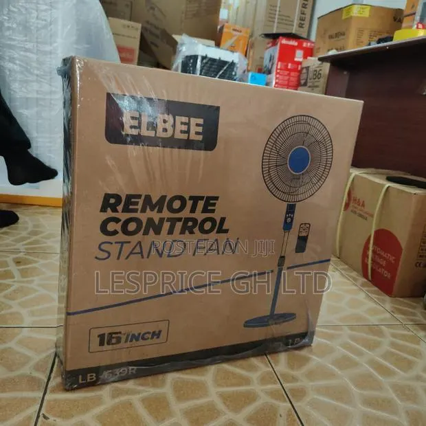 Clearance Sale on Our Superb 16'' Remote Controlled Elbee Stand Fan · Photo 1